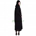 Abaya dress - Front open with Golden embroidery  Abaya dress - Front open with Golden embroidery